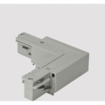 EUTRAC L-Verbinder für 3-Phasen Aufbauschiene, Schutzleiter außen, mit Einspeisemöglichkeit - grau 555 1 1209 8