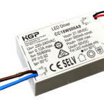 KGP LED Treiber Konstantstrom 220-240VAC 50/60HZ, 350mA, 12.6-17.5W, IP44 CC18W350A9