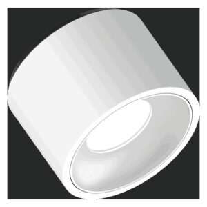 Fido CL 105 HV - Aufbauleuchten starr weiss/weiss 10W 80° 2200K - 3000K CRI93 F32A03655H02