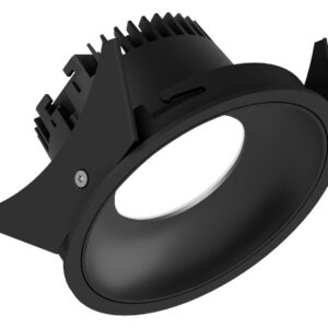 Fido 98 HV - Runde Einbauleuchten starr mattschwarz/schwarz 10W 80° 2200K - 3000K CRI93 F12A03725H02