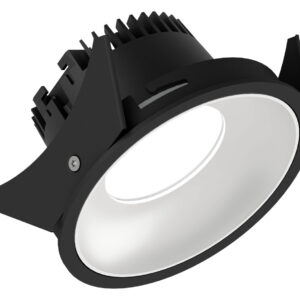 Fido 98 HV - Runde Einbauleuchten starr schwarz/weiss 10W 80° 2200K - 3000K CRI93 F12A03765H02
