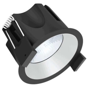 roundFFECT 68 - Human Centric Lighting starr schwarz/weiss 12W 60° 1.800 - 16.000K, RGB CRI90 TC40019.85.56.51
