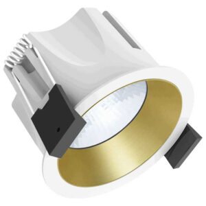 roundFFECT 68 - Human Centric Lighting starr weiss/gold 12W 60° 1.800 - 16.000K, RGB CRI90 TC40019.61.56.51