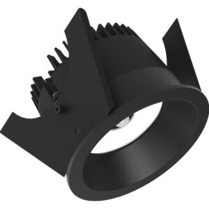 Sensor Strada 75 - Runde Einbauleuchten starr schwarz/schwarz 15W 80° 3000K CRI83 852S03725D02