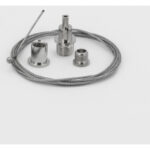 Seilabhängung zu verwenden mit Pendelclip zu verwenden mit Pendelclip M13 oder Stoßstellenverbinder schwarz