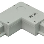 GLOBAL Trac Base L-Verbinder für 1-Phasen Aufbauschiene, Schutzleiter