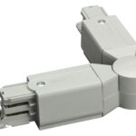 GLOBAL Trac Pro Eckverbinder für 3-Phasen Aufbauschiene, einstellbarer elektrischer Eckverbinder, 60°-300° - {{attr_pa_farbe}}