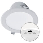 LED OTTO 3CCT - Runde Einbauleuchten starr weiss {{attr_max-systemleistung}} 100° 3000K/4000K/6000K CRI{{attr_pa_farbwiedergabeindex-cri}}