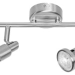 Deckenanbau-Leuchte mit flexiblen GU10-Strahlern