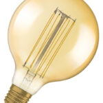 Dimmbare LED-Lampen, Vintage-Edition, klassische Ballform mit LED Technologie im dünnen dekorativen Glühwendel-Design