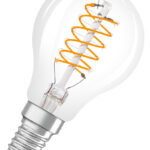 Dimmbare LED-Lampen, Vintage-Edition, klassische Kolben-, Minikerzen- und Miniballform mit LED Technologie im dünnen dekorativen Glühwendel-Design