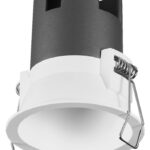Einbaustrahler mit integrierten LEDs