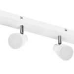 Deckenanbau-Leuchte mit flexiblen GU10-Strahlern