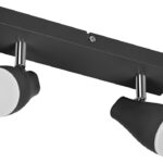Deckenanbau-Leuchte mit flexiblen GU10-Strahlern