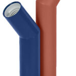 Dekorative Leuchten aus farbigem Metall mit E27 Fassung