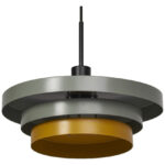 Dekorative Leuchten aus farbigem Metall mit E27 Fassung