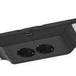 Rahmenloses Unterschrank-Leuchten-Kit mit Steckdosen und USB-C Ladestationen