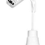 Lampe mit Anschlussklemme für direkte Verbindung an Decke und Wand, für Baustellen oder Umzüge