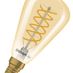 Dimmbare LED-Lampen, Vintage-Edition, klassische Edison-Kolbenform mit LED Technologie im Glühwendel-Design