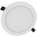 Sehr flache Downlights mit Aluminiumgehäuse und Lichtausbeute bis zu 100 lm/W und DALI-2 Technologie