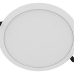 Sehr flache Downlights mit Aluminiumgehäuse und Lichtausbeute bis zu 100 lm/W und DALI-2 Technologie