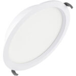 Downlight-Leuchten mit Aluminiumgehäuse, hoher Lichtausbeute und externem DALI-2-Treiber einschließlich Energieüberwachung
