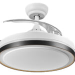 LED Deckenventilator Einziehbarc der Licht und Ventilation kombiniert