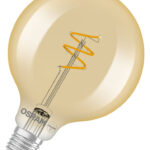 Dimmbare LED-Lampen, Vintage-Edition, klassische Ballform mit LED Technologie im dünnen dekorativen Glühwendel-Design
