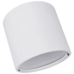Runde Aluminiumrahmen zur Aufputzmontage für die Downlight Comfort Opal und UGR 19 Typen