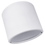 Runde Aluminiumrahmen zur Aufputzmontage für die Downlight Comfort Opal und UGR 19 Typen
