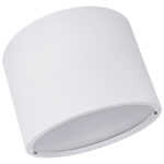 Runde Aluminiumrahmen zur Aufputzmontage für die Downlight Comfort Opal und UGR 19 Typen