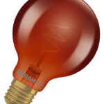 Dimmbare LED-Lampen, Vintage-Edition, klassische Ballform mit LED Technologie im dünnen dekorativen Glühwendel-Design