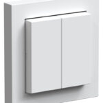 Energiegewinnungsschalter für drahtlose Lichtsteuerung , optionales Design in vorhandenen 55 x 55 mm Rahmen