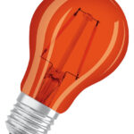 Farbige LED-Lampen, klassische Kolbenform, mit Schraubsockel