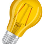 Farbige LED-Lampen, klassische Kolbenform, mit Schraubsockel