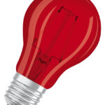 Farbige LED-Lampen, klassische Kolbenform, mit Schraubsockel