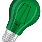 Farbige LED-Lampen, klassische Kolbenform, mit Schraubsockel