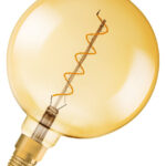 Dimmbare LED-Lampen, Vintage-Edition, klassische Ballform mit LED Technologie im  Glühwendel-Design