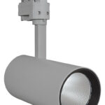 Schlanker, minimalistischer 3-Phasen-Stromschienen-Strahler, mittlere Wattleistung