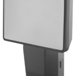Hocheffiziente Aussenwand-Sensorstrahler mit weitem Ausstrahlungswinkel in innovativem optischen Design