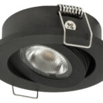 LED Einbauleuchte schwenkbar, roundCENTURY 65 schwarz {{attr_max-systemleistung}} 40° {{attr_pa_farbtemperatur}} CRI{{attr_pa_farbwiedergabeindex-cri}}